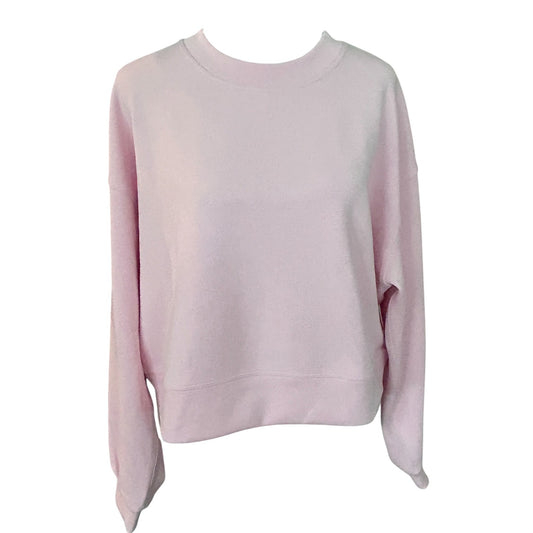 Lululemon Pink Softstreme Crewneck Oversized Pullover Sweatshirt Womens Size 6