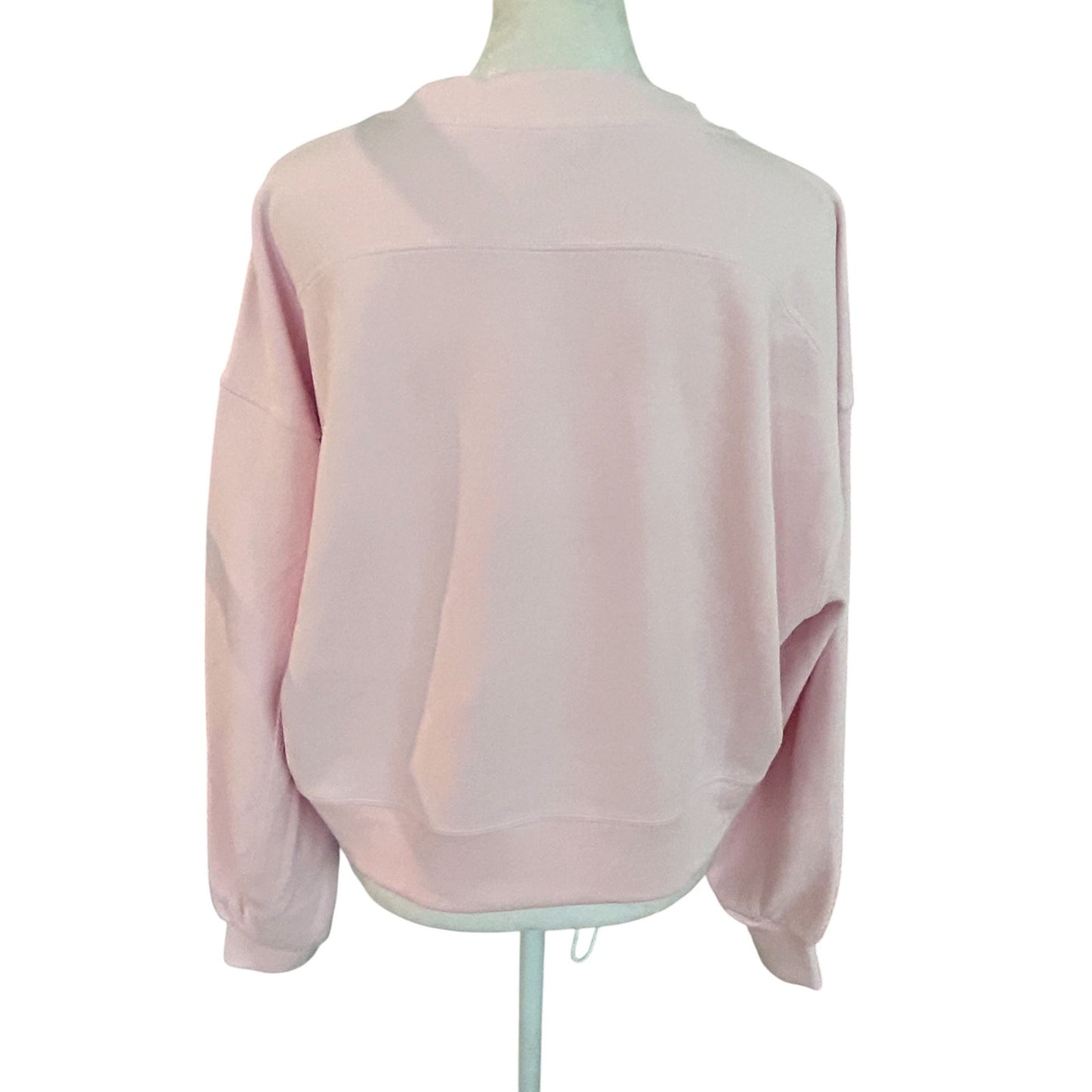 Lululemon Pink Softstreme Crewneck Oversized Pullover Sweatshirt Womens Size 6