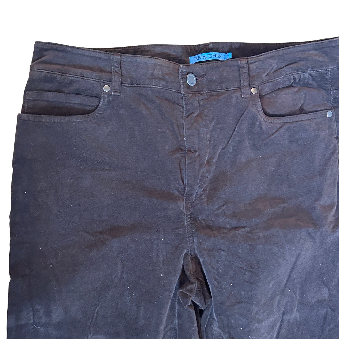 J. McLaughlin Brown Velvet Pants Womens Size 12