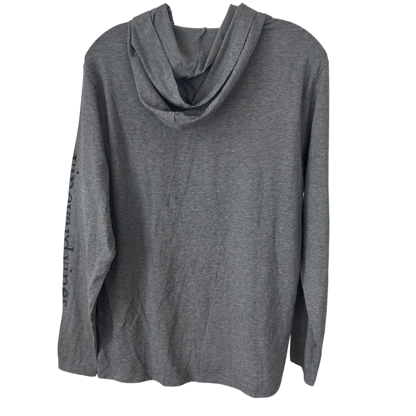 Vineyard Vines Gray Long Sleeve Hooded Island T-Shirt Mens Size Small