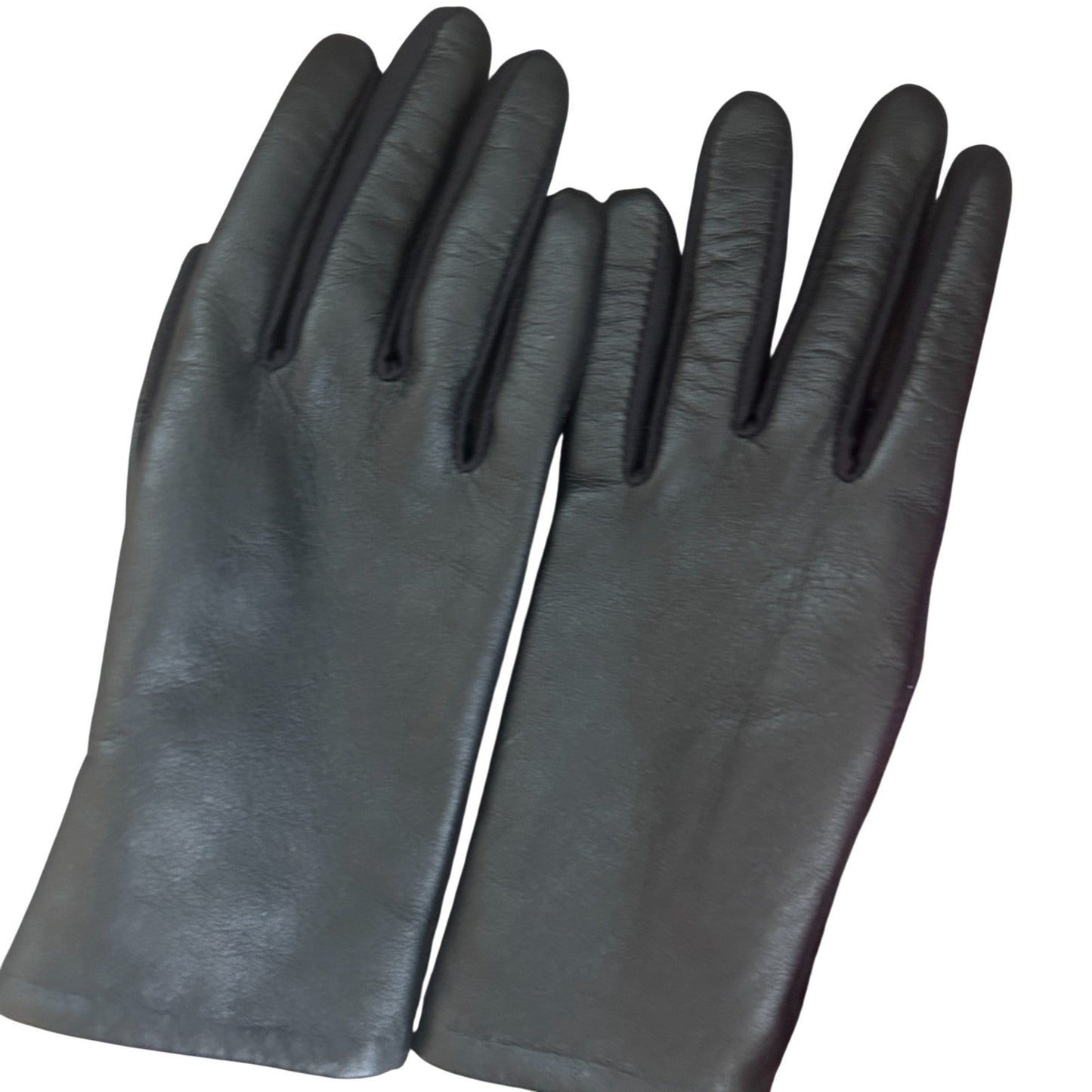 Red and Black Leather Driving Gloves 2 Pairs Womens One Size