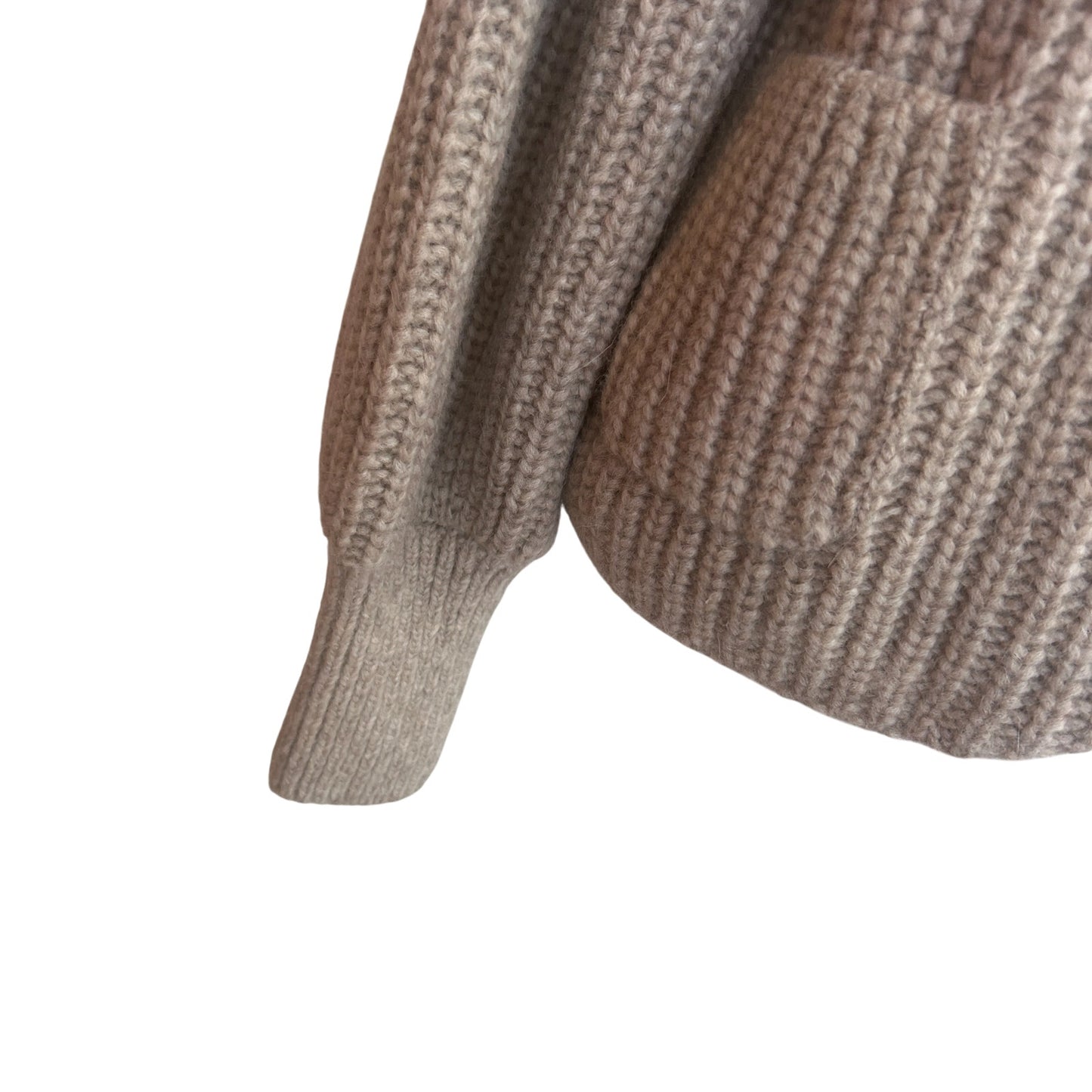 White + Warren NWT Plush Alpaca Blend Open Jacket Sweater Oat Straw Womens Small