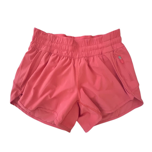 Lululemon Orange Tracker Short Womens Size 6