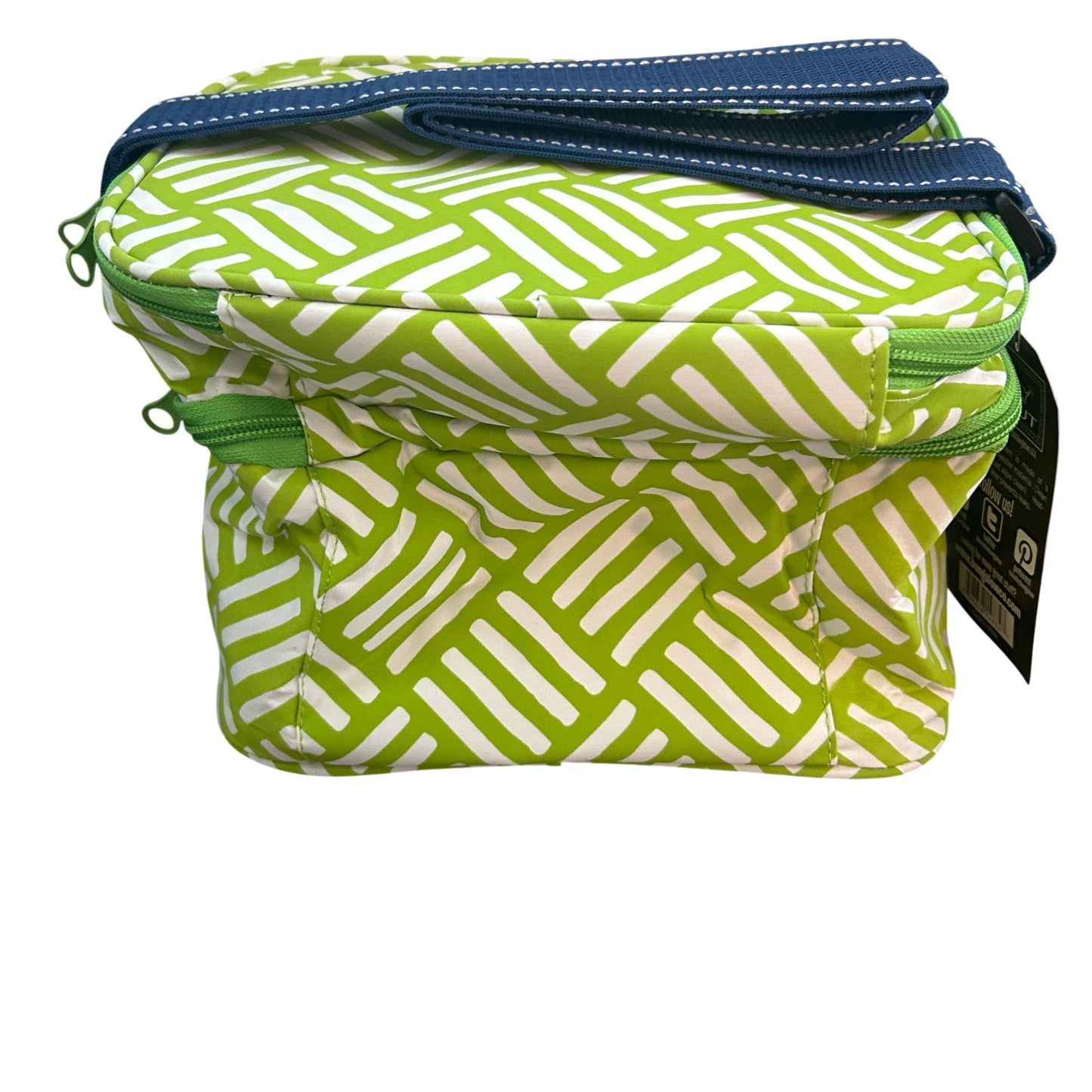 SCOUT Bags Green and White Insulated Lunch Tote The Double Decker NEW