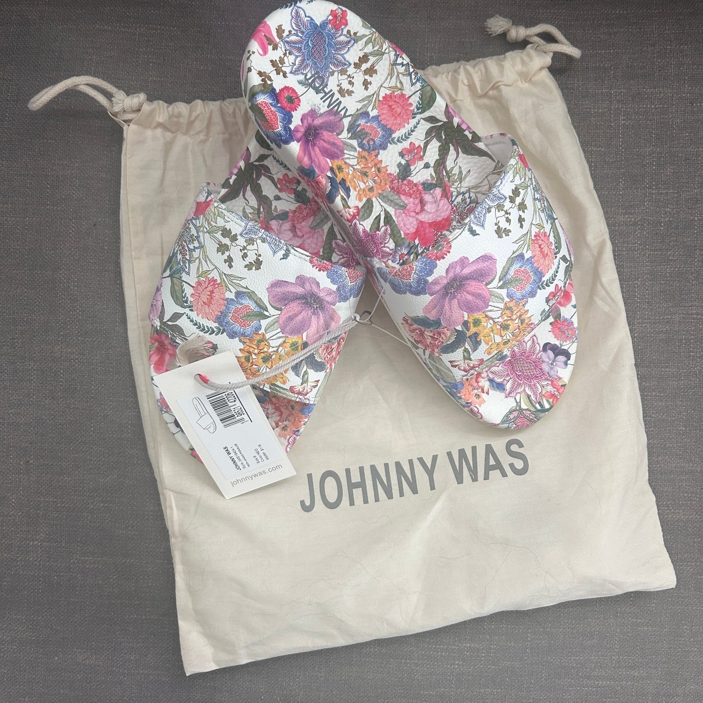 Johnny Was Neon Jungle Poolslide Pool Slides Sandals JWS19424-1 Size 8 NEW