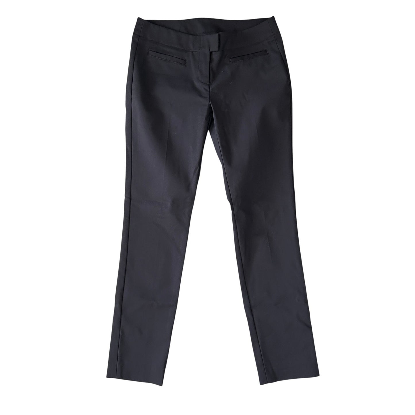 W by Worth Brown Flat Front Pants Womens Size 4
