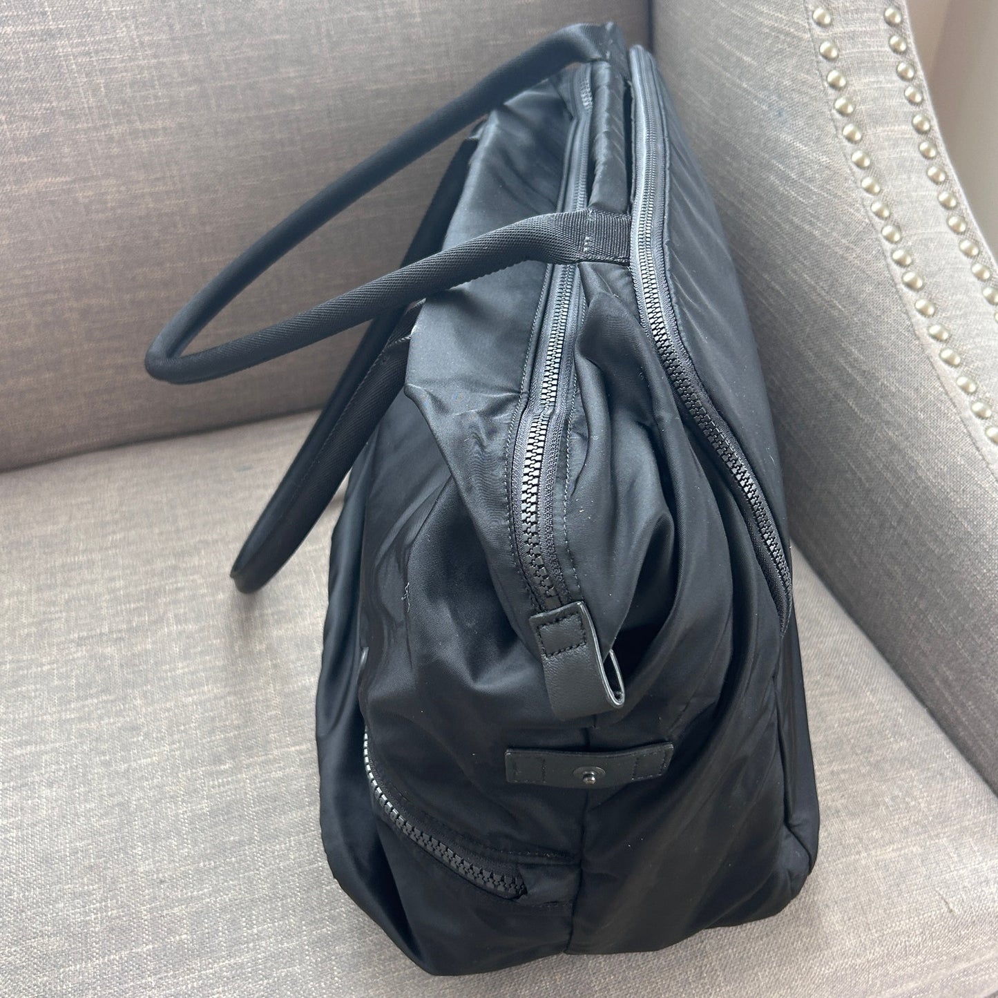Lululemon Black Weekender Tote Shoulder Bag
