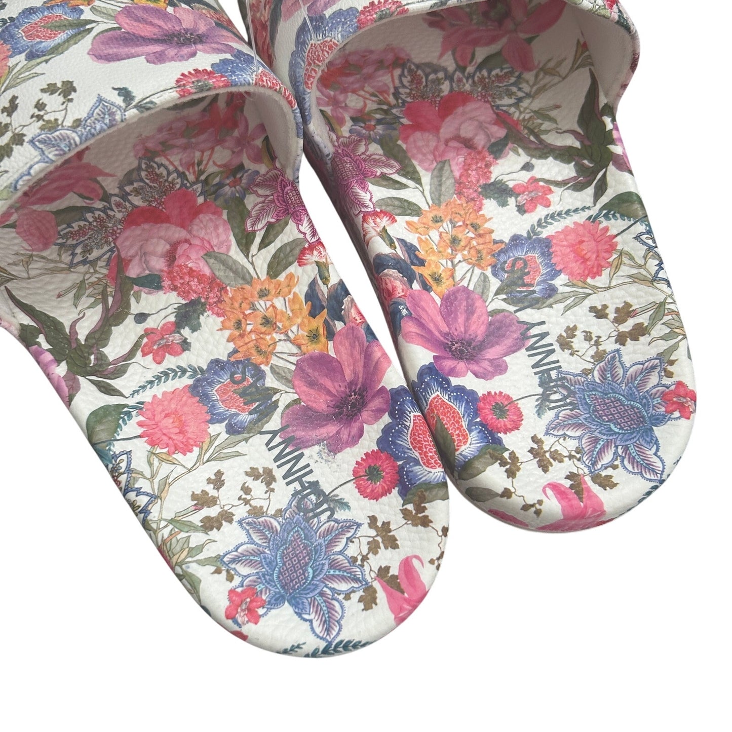 Johnny Was Neon Jungle Poolslide Pool Slides Sandals JWS19424-1 Size 8 NEW