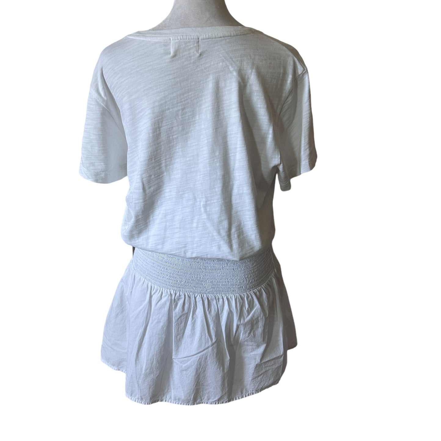 Nation LTD Los Angeles NWT Optic White Kacy Combo Dress Womens Size Small NEW