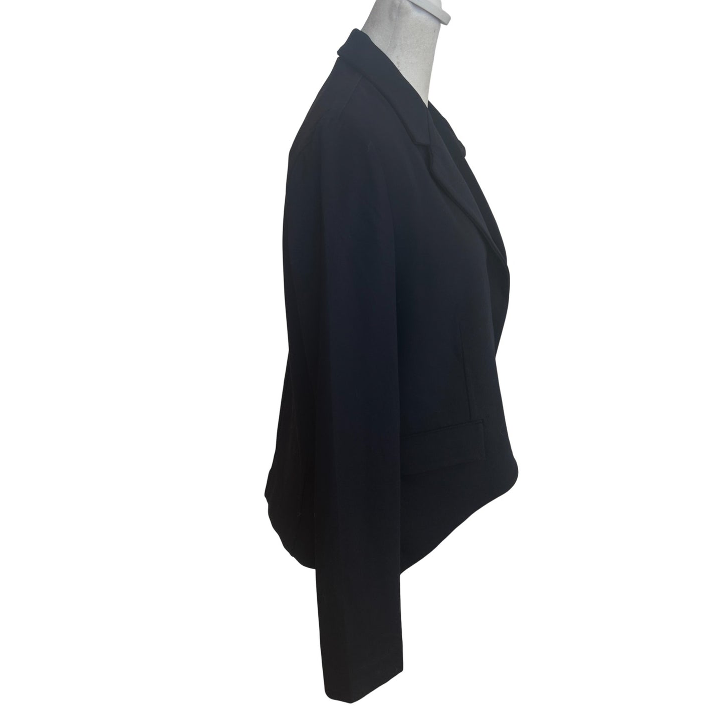Susana Monaco NWT Navy Blue Midnight Angled Blazer Womens Size Medium NEW