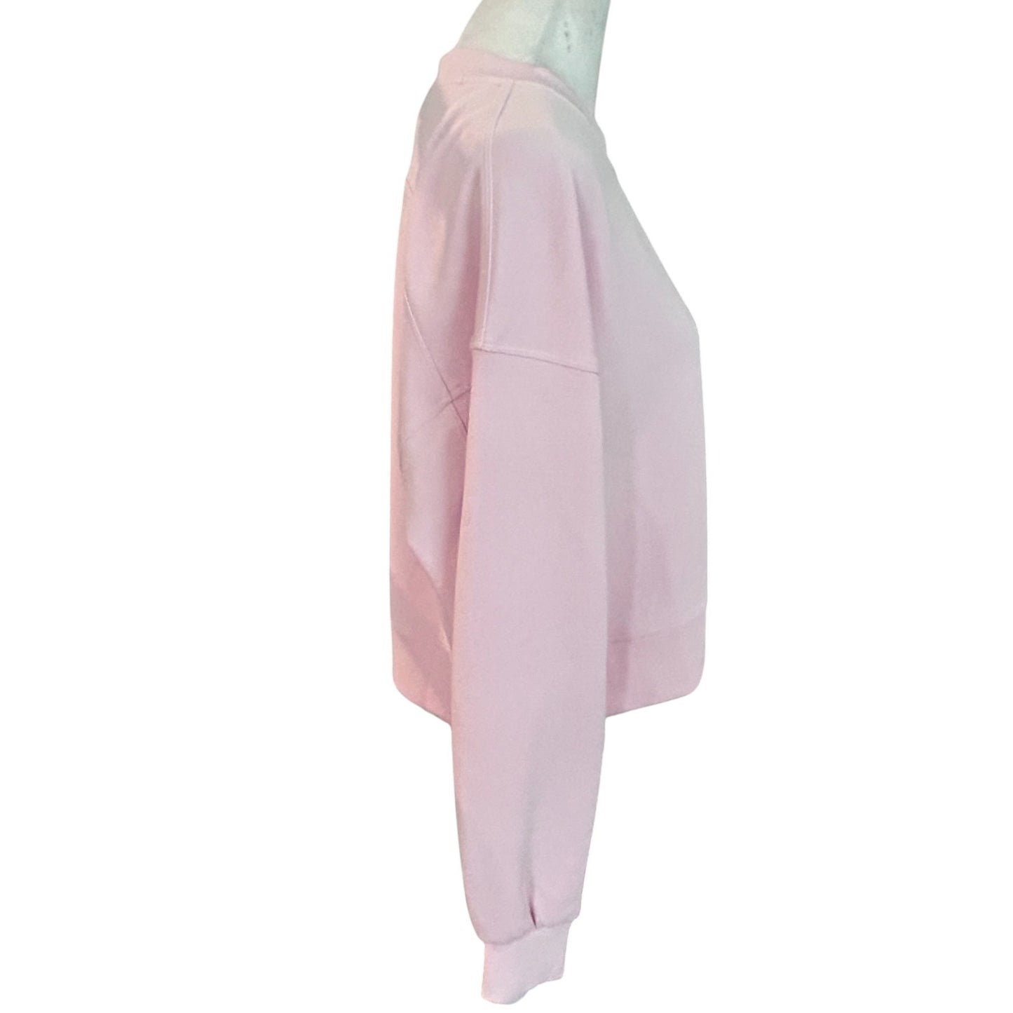 Lululemon Pink Softstreme Crewneck Oversized Pullover Sweatshirt Womens Size 6