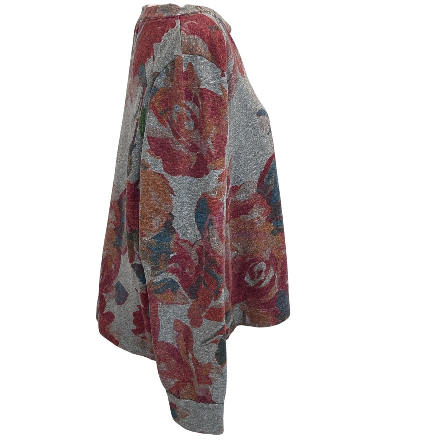 Anthropologie T.LA Floral Pullover Sweatshirt Womens Size Medium