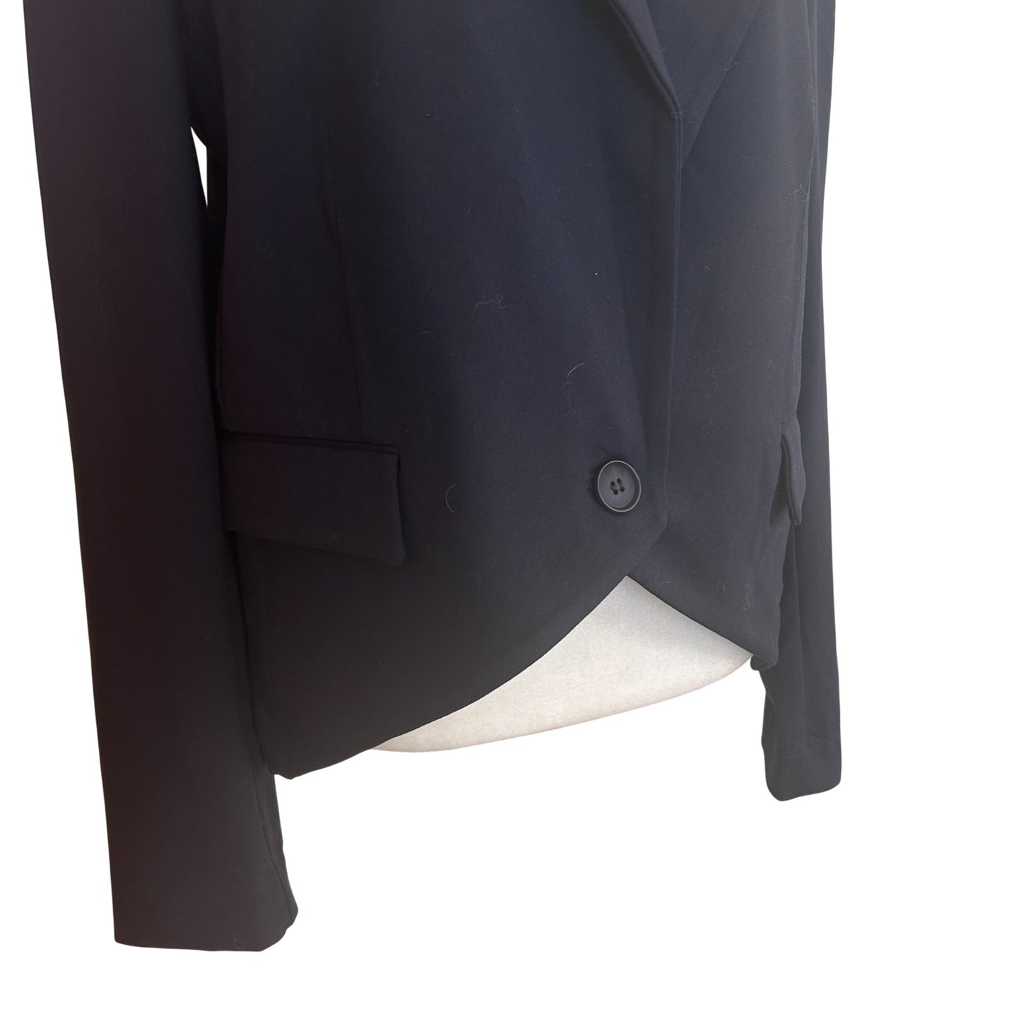 Susana Monaco NWT Navy Blue Midnight Angled Blazer Womens Size Medium NEW