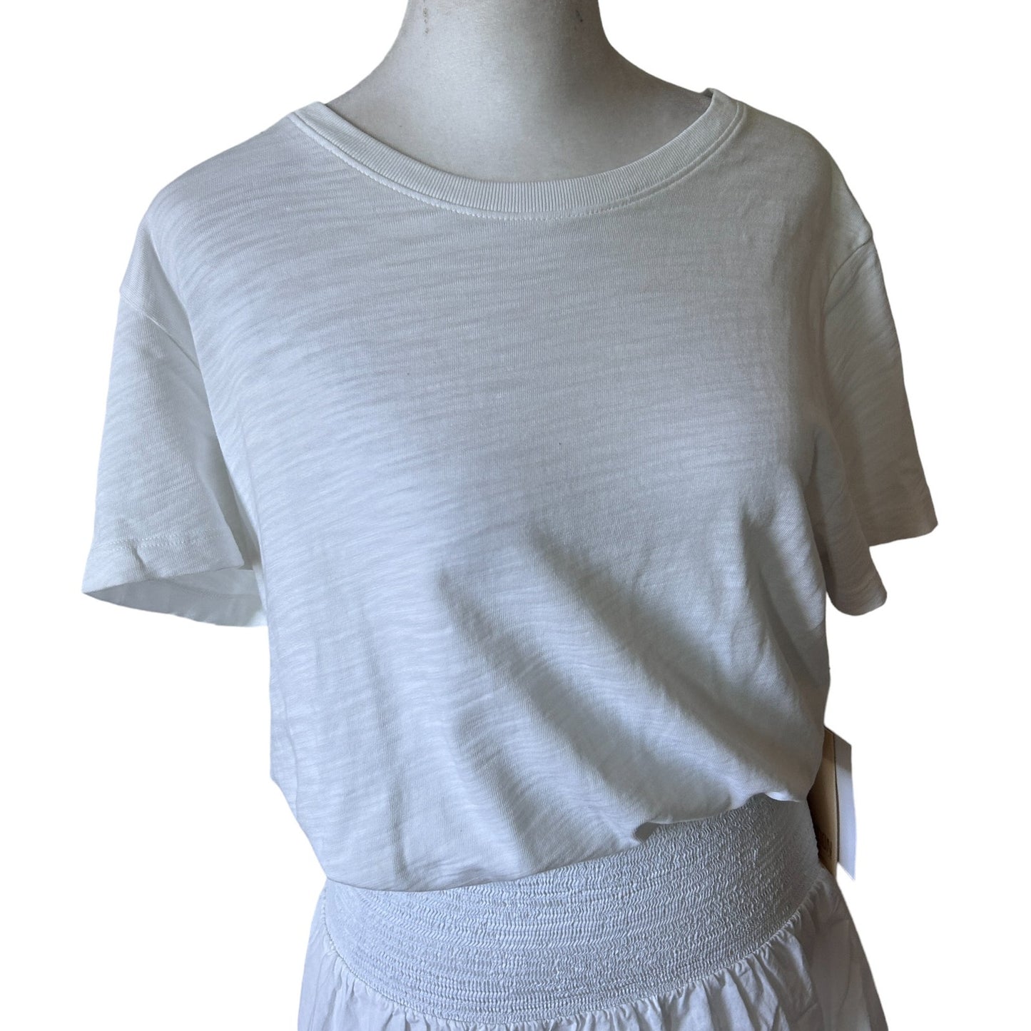 Nation LTD Los Angeles NWT Optic White Kacy Combo Dress Womens Size Small NEW