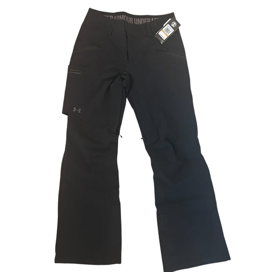 Under Armour Fitted Black Storm Proof Ski Snow Pants Womens Size Small NEW