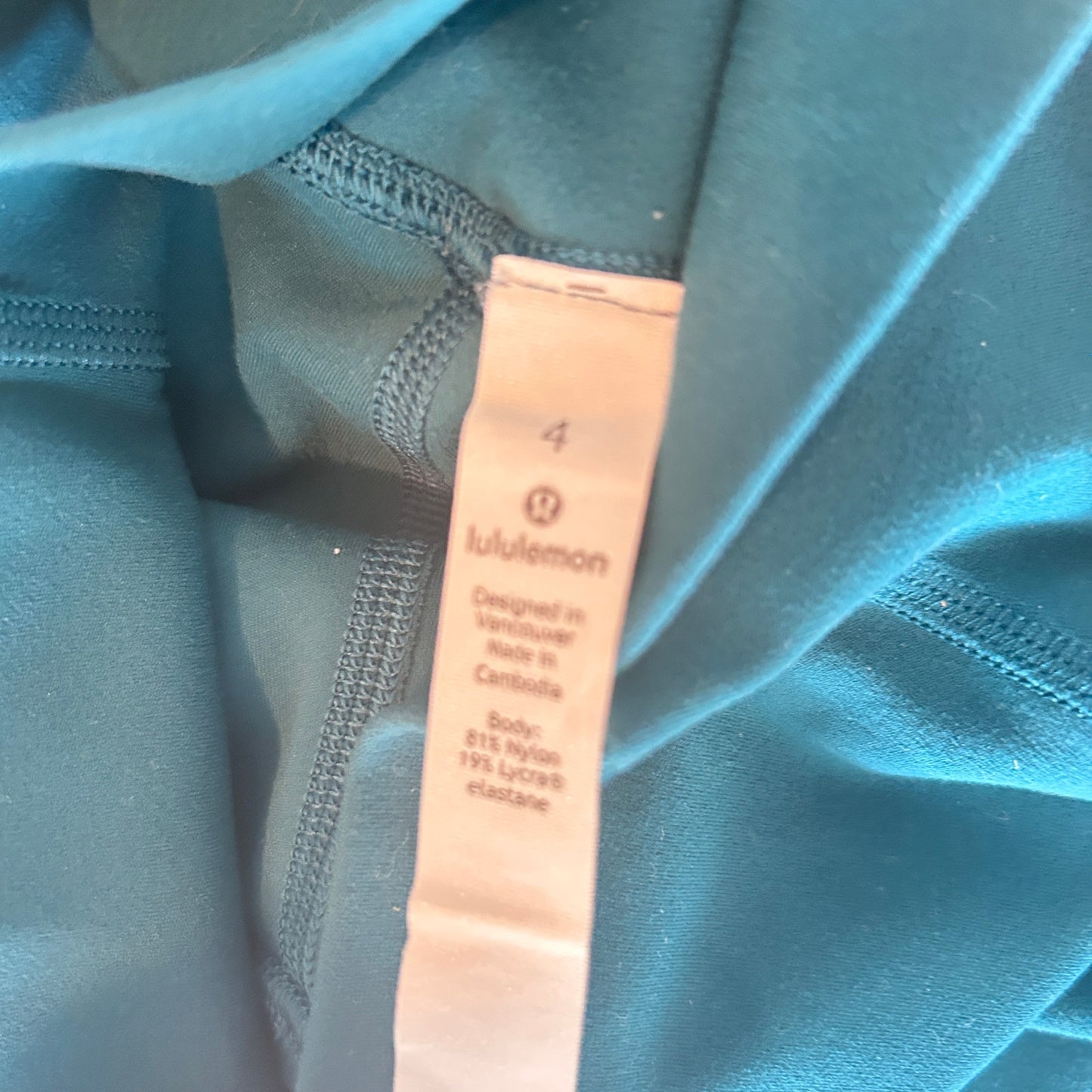 Lululemon Tiel Green Align High-Rise Crop Legging 21" Womens Size 4