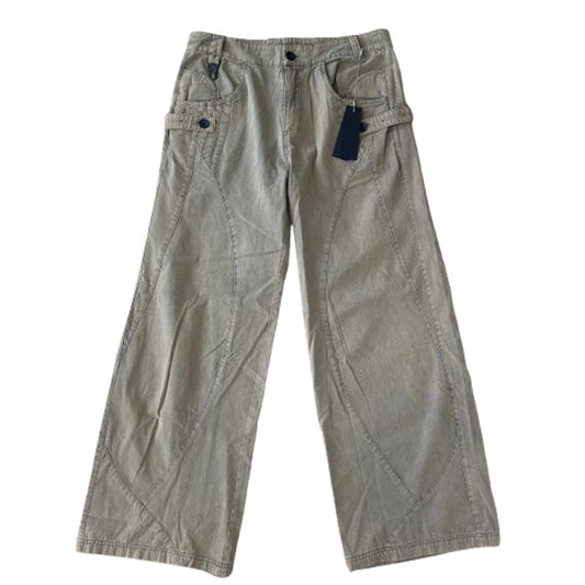 Blacktailor Dark Tan Black Washed Cargo Pants Mens Size 34 x 32 NEW