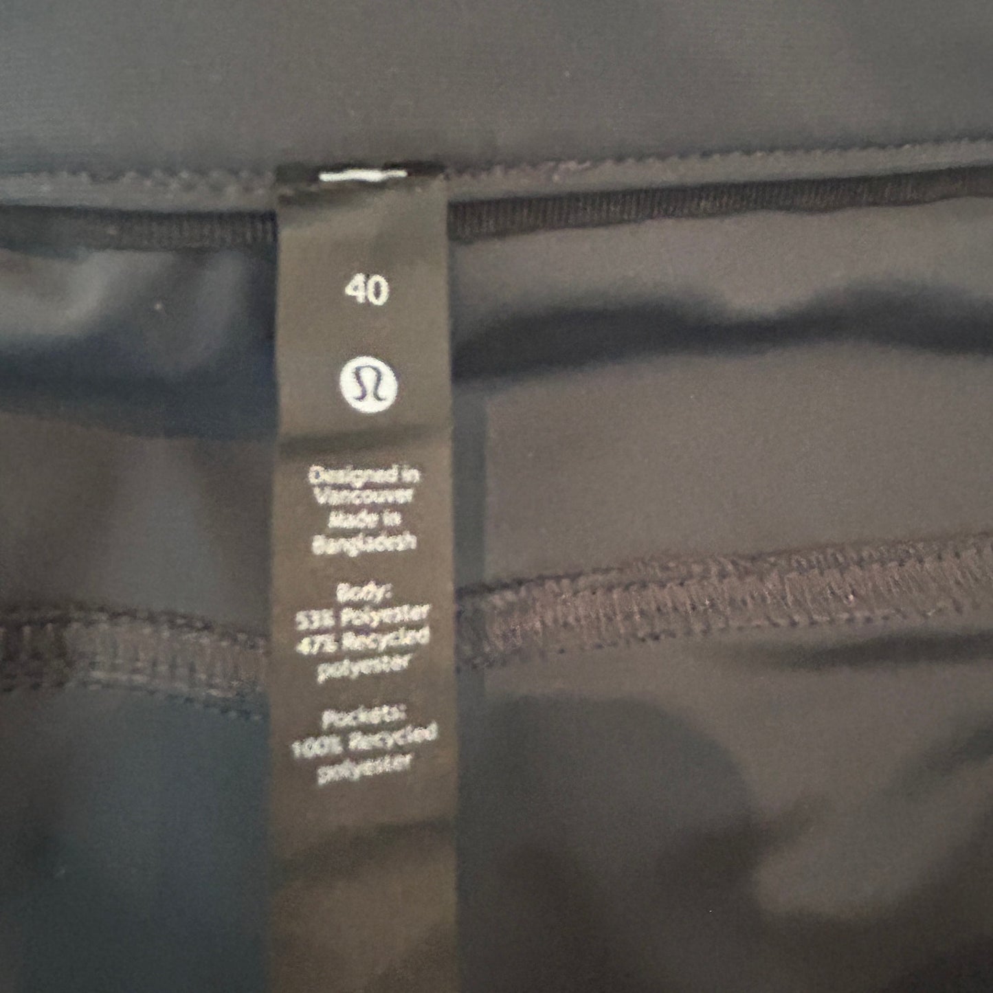 Lululemon Black ABC 5-Pocket Pants LW5ADES Men's Size 40