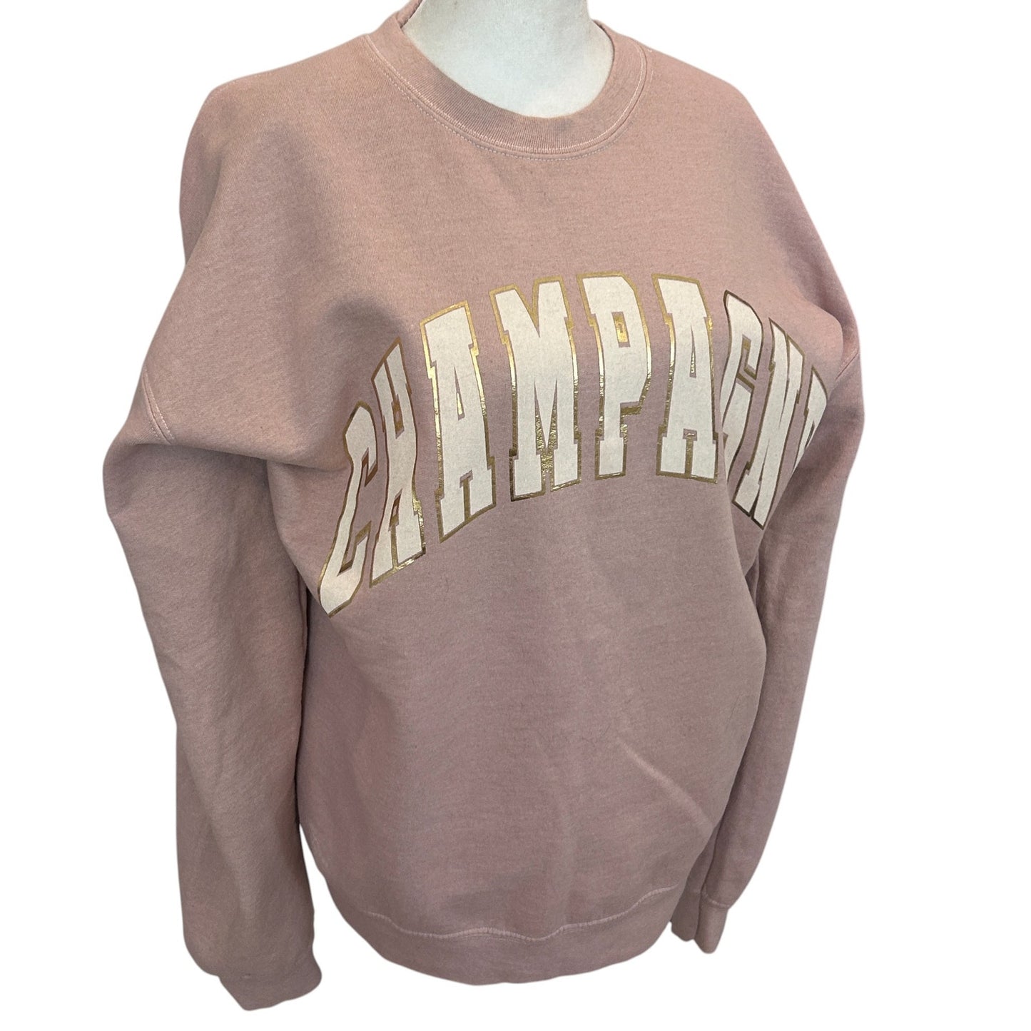 Project Social T LA Champagne Pullover Sweatshirt Womens Size Small / Medium
