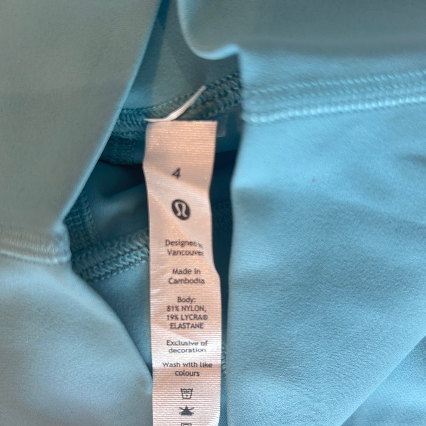 Lululemon Light Blue Align High-Rise Crop Legging 21" Womens Size 4