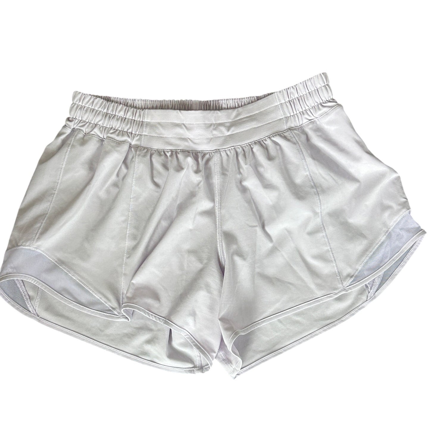 Lululemon Light Purple Hotty Hot High-Rise Lined Short 4" Womens Size 8 Tall