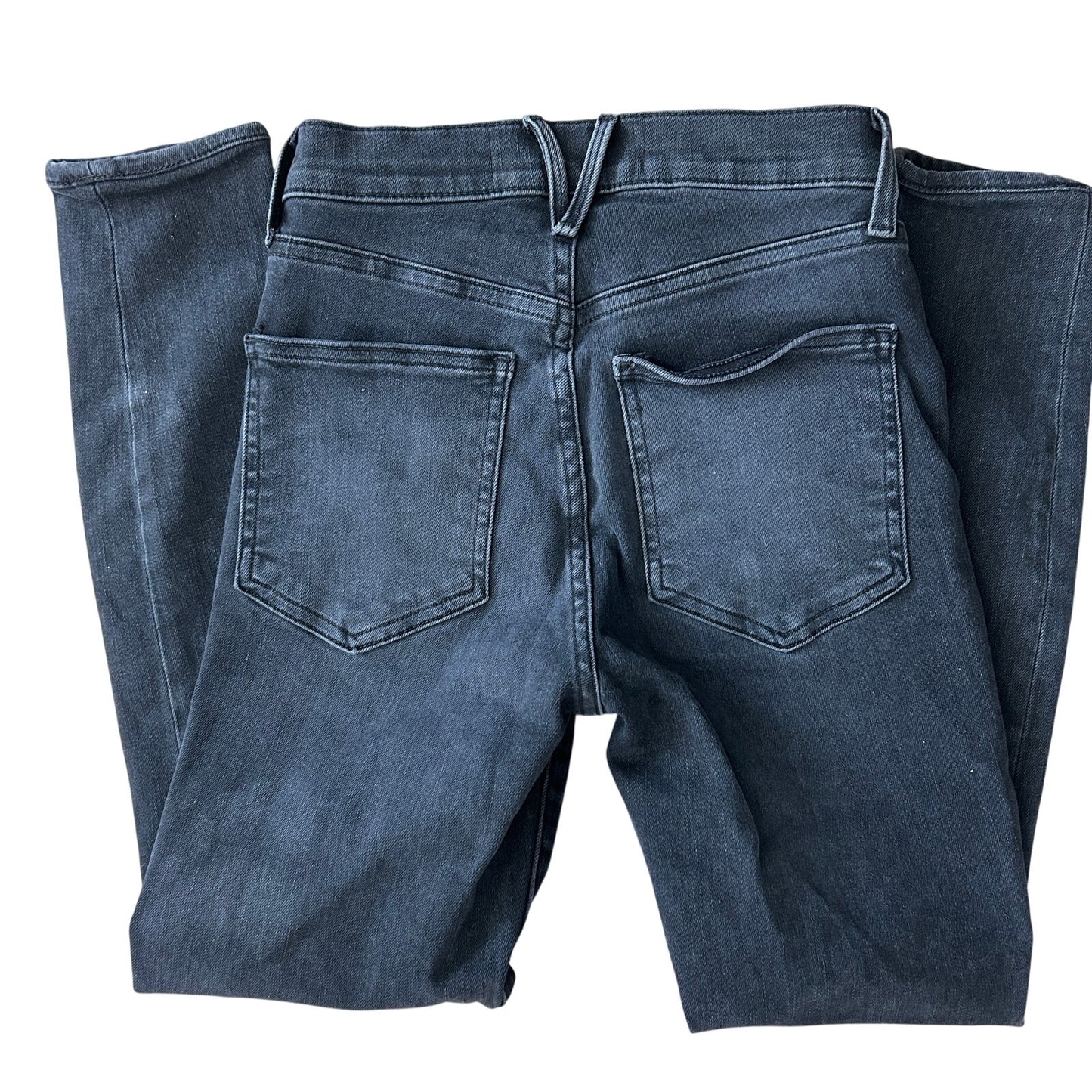 Veronica Beard Debbie Ankle Skinny High Rise Black Denim Jeans Womens Size 25