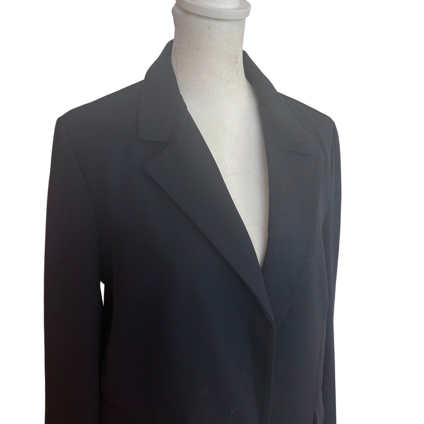 Susana Monaco NWT Navy Blue Midnight Angled Blazer Womens Size Medium NEW