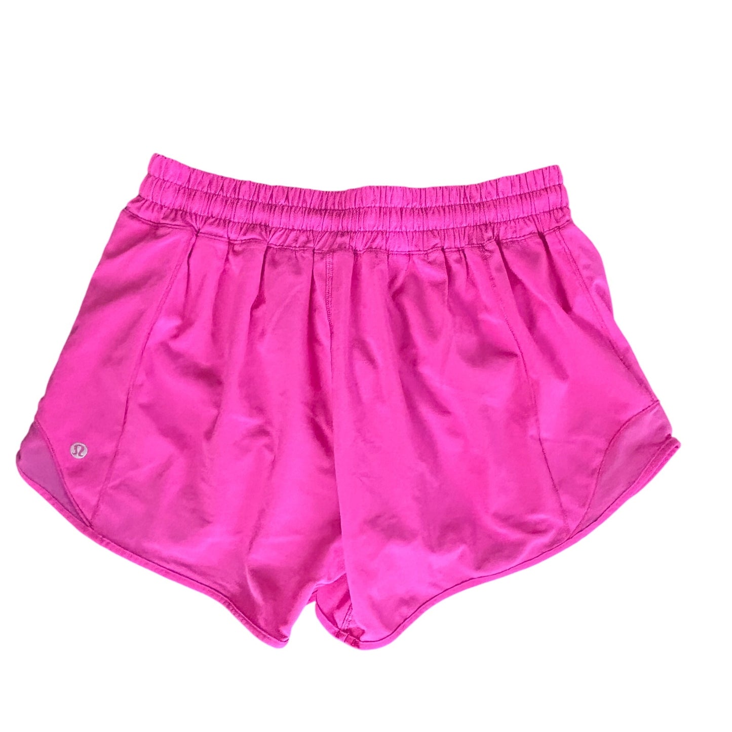 Lululemon Bright Pink Hotty Hot High-Rise Lined Short 4" Womens Size 8 Tall