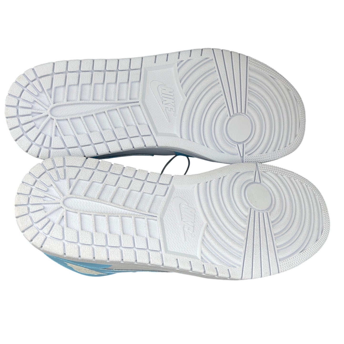 Nike Air Jordan 1 Mid White / Light Blue 554725-109 Men's Size 11 New In Box
