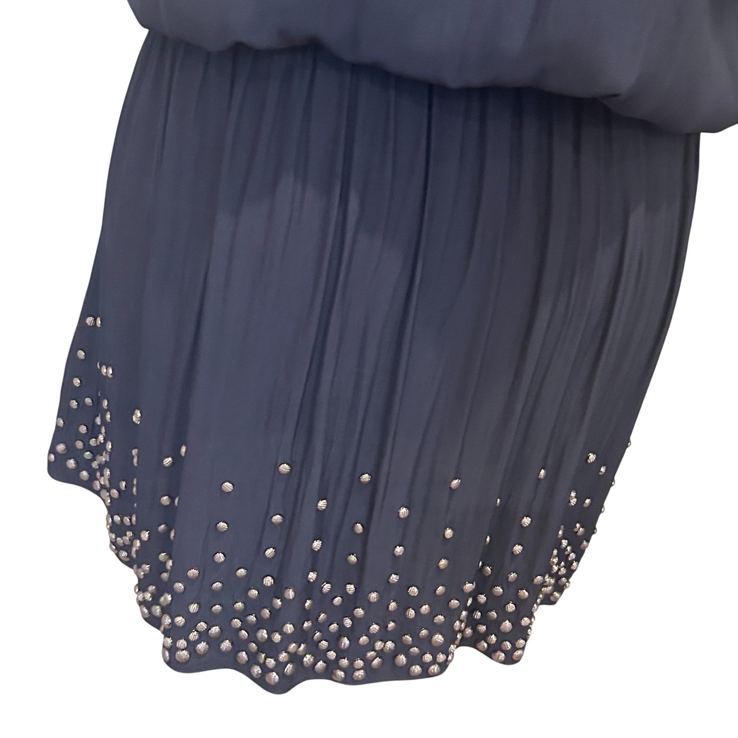 Ramy Brook NWT Navy Blue Embellished Hilary Mini Dress Womens Size Small NEW