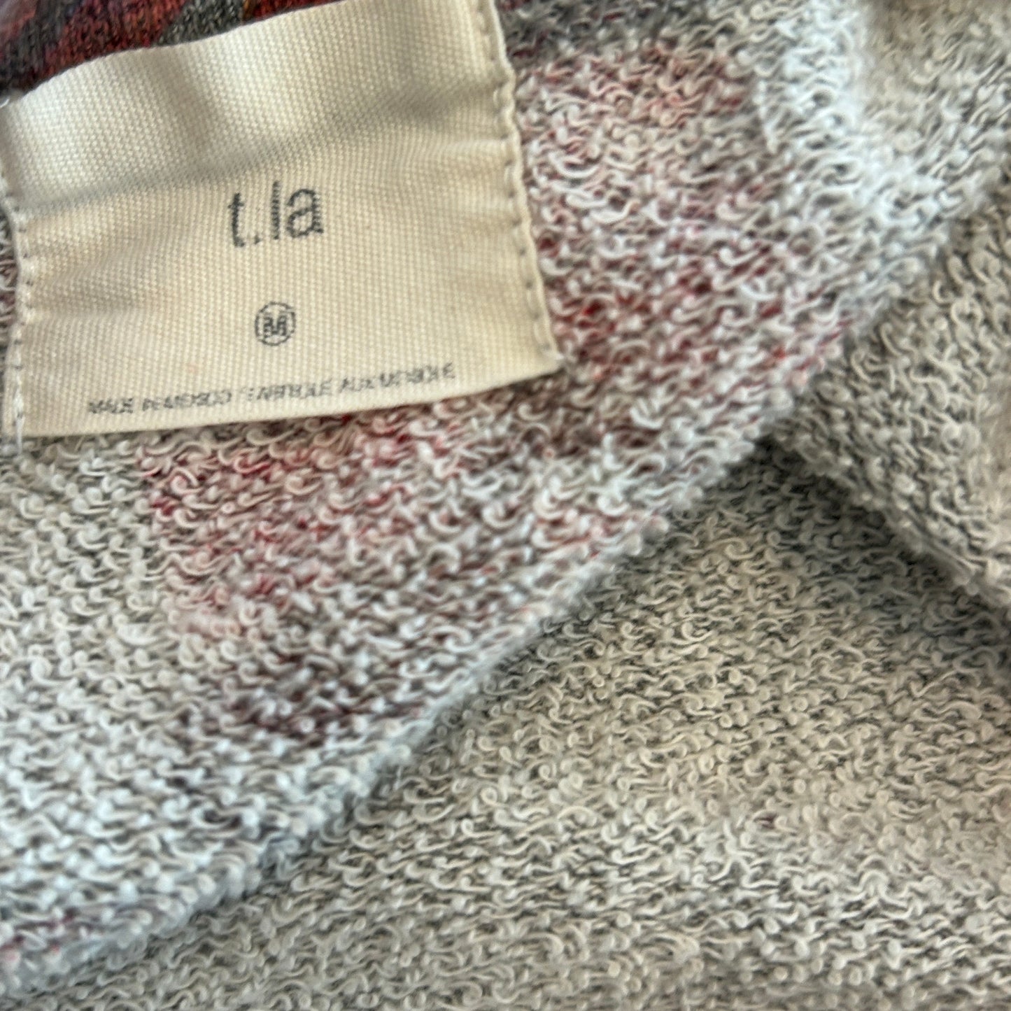 Anthropologie T.LA Floral Pullover Sweatshirt Womens Size Medium