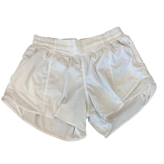 Lululemon White Hotty Hot High-Rise Lined Short Womens Size 6