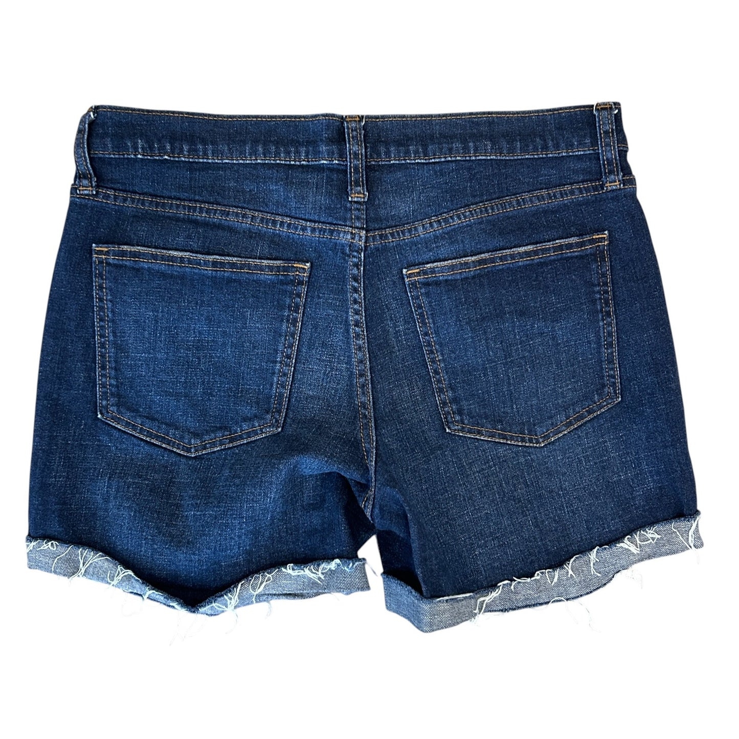 Gap Dark Wash Cuffed High Rise 5" Denim Short Womens Size 29