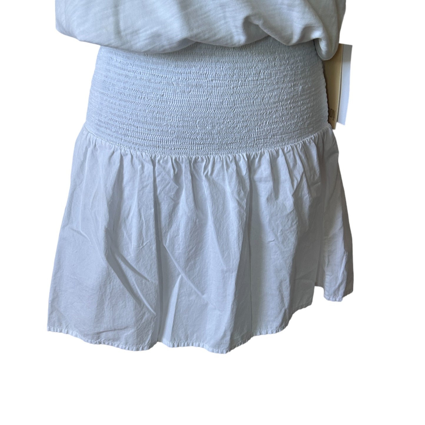 Nation LTD Los Angeles NWT Optic White Kacy Combo Dress Womens Size Small NEW