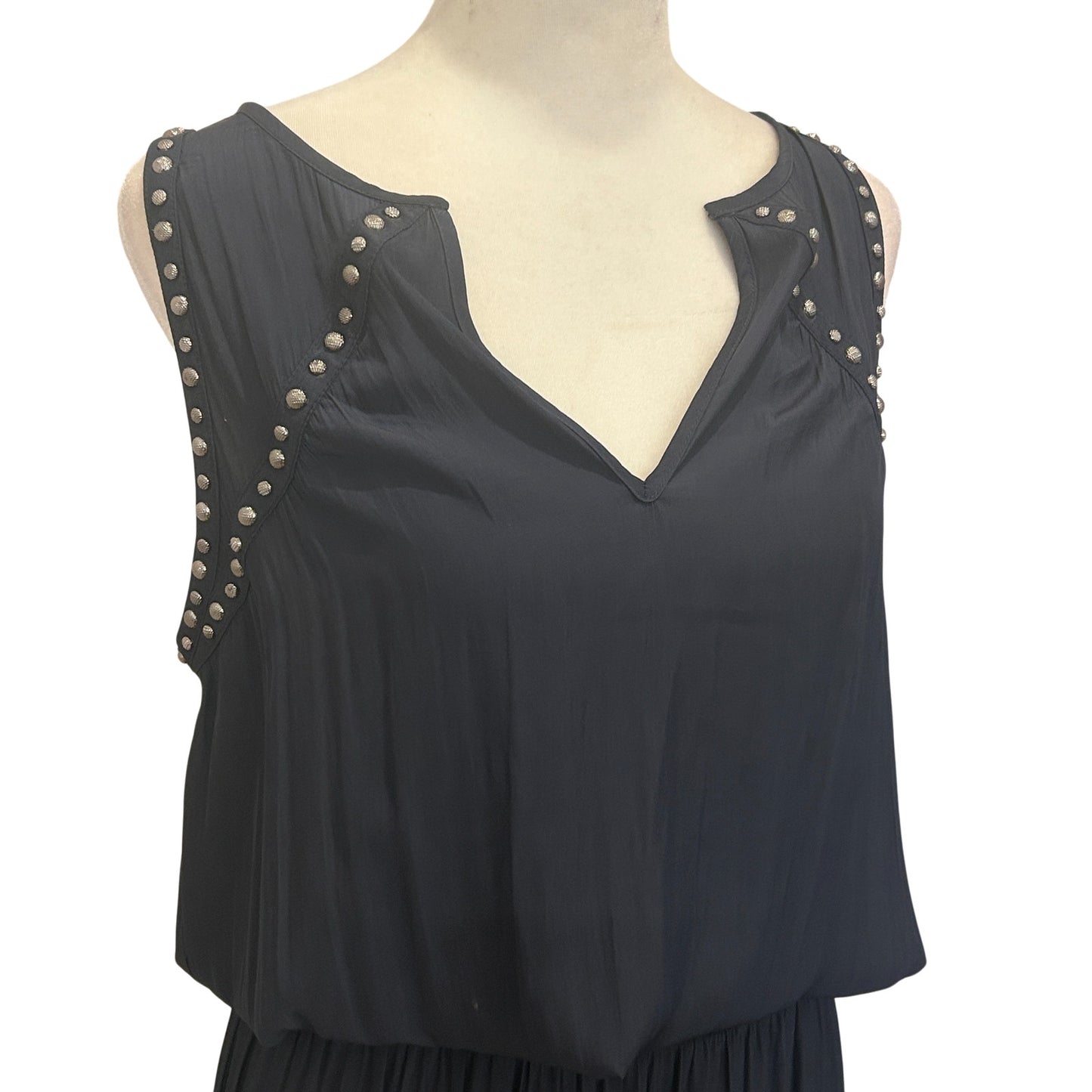 Ramy Brook NWT Navy Blue Embellished Hilary Mini Dress Womens Size Small NEW