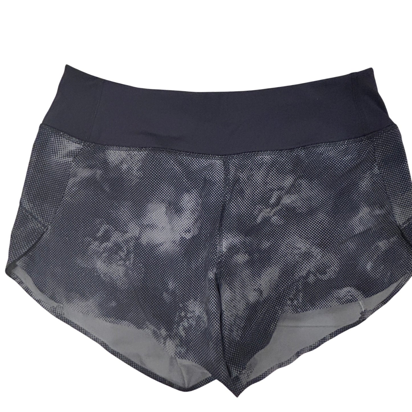 Athleta Black Camo Run With It Printed 3.5" Short Womens Size Small