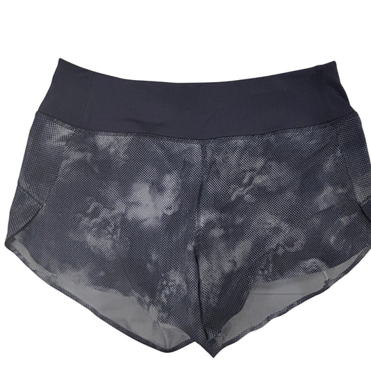 Athleta Black Camo Run With It Printed 3.5" Short Womens Size Small