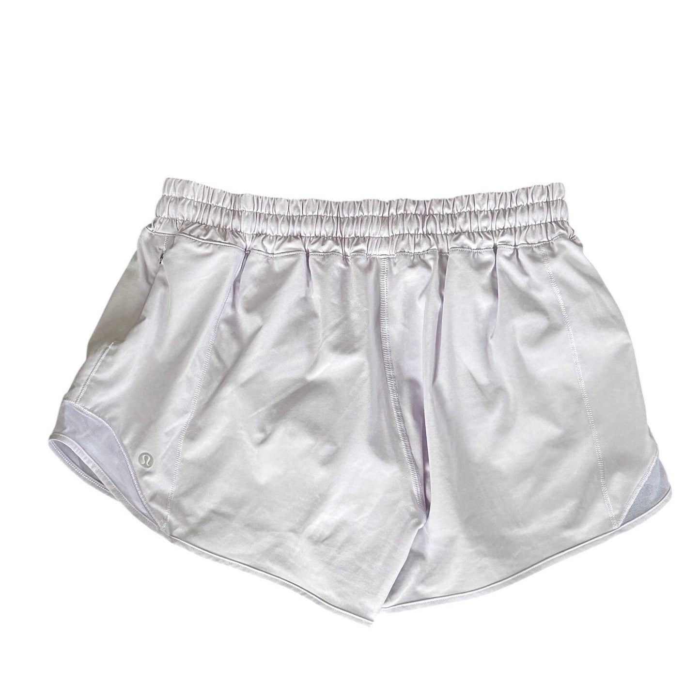 Lululemon Light Purple Hotty Hot High-Rise Lined Short 4" Womens Size 8 Tall