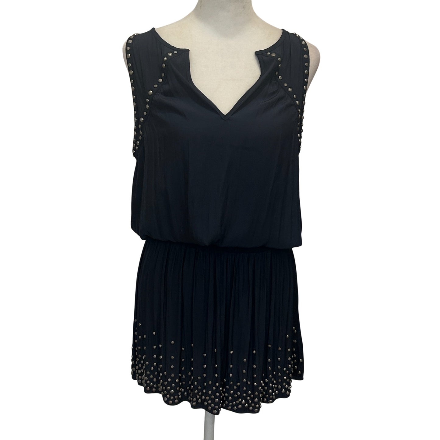 Ramy Brook NWT Navy Blue Embellished Hilary Mini Dress Womens Size Small NEW