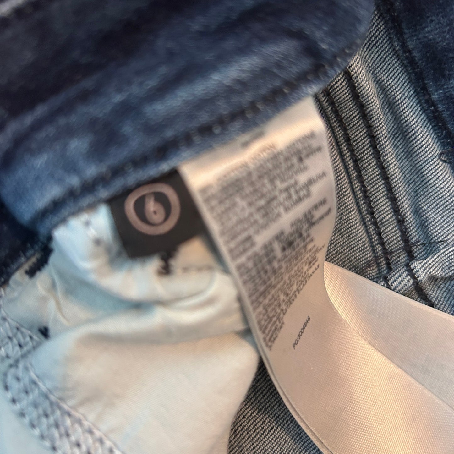 Jen 7 by 7 For All Mankind Cropped Kick Raw Hem Jeans Womens Size 6