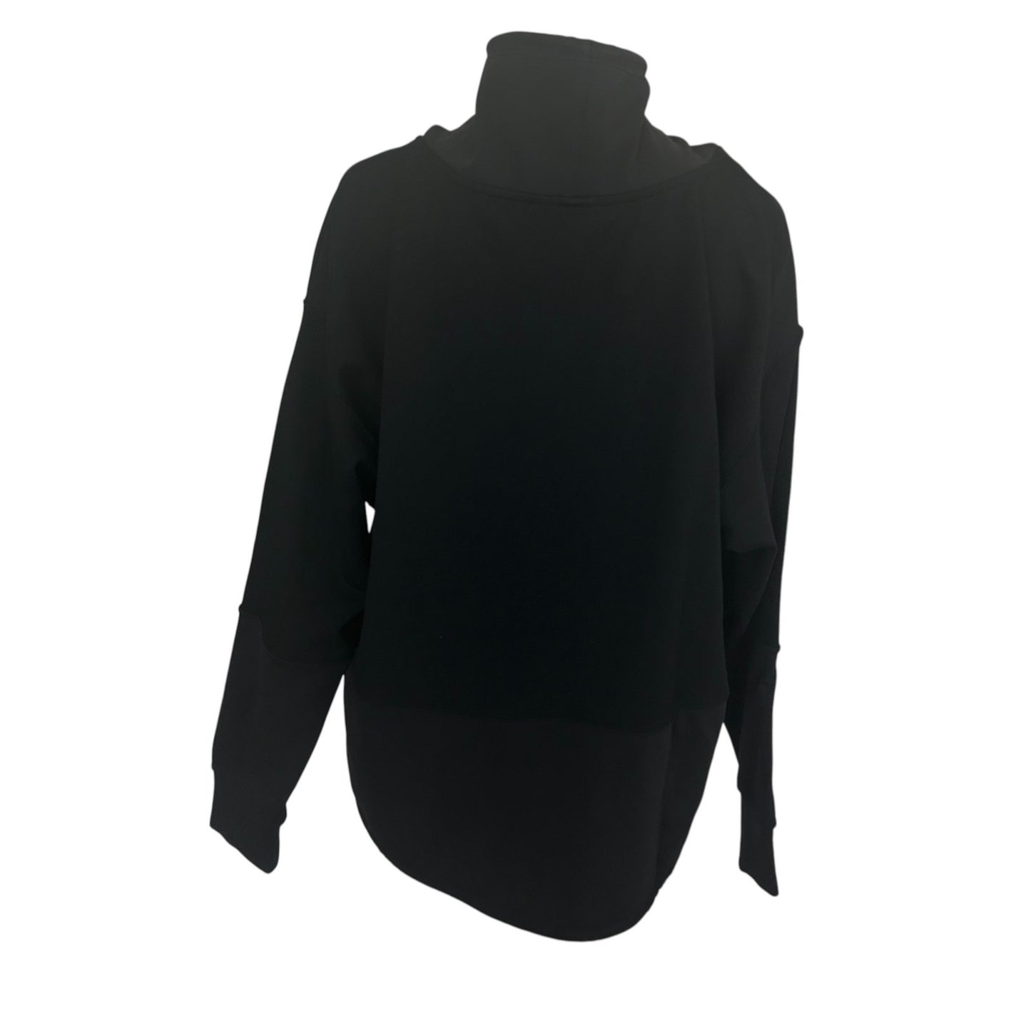 Athleta Black Hermosa Mock Neck Sweatshirt Womens Size Small