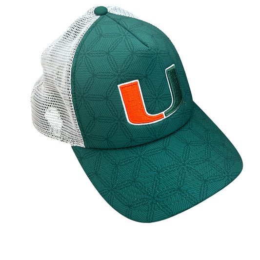 University of Miami Hurricanes Adidas Adjustable Baseball Hat