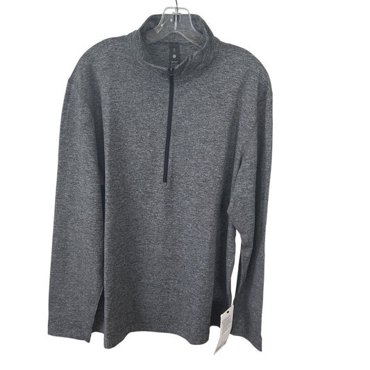 Lululemon Heather Gray Soft Jersey Half Zip Pullover Men's Size XL NEW