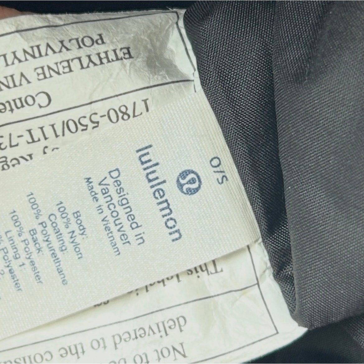 Lululemon Black Weekender Tote Shoulder Bag