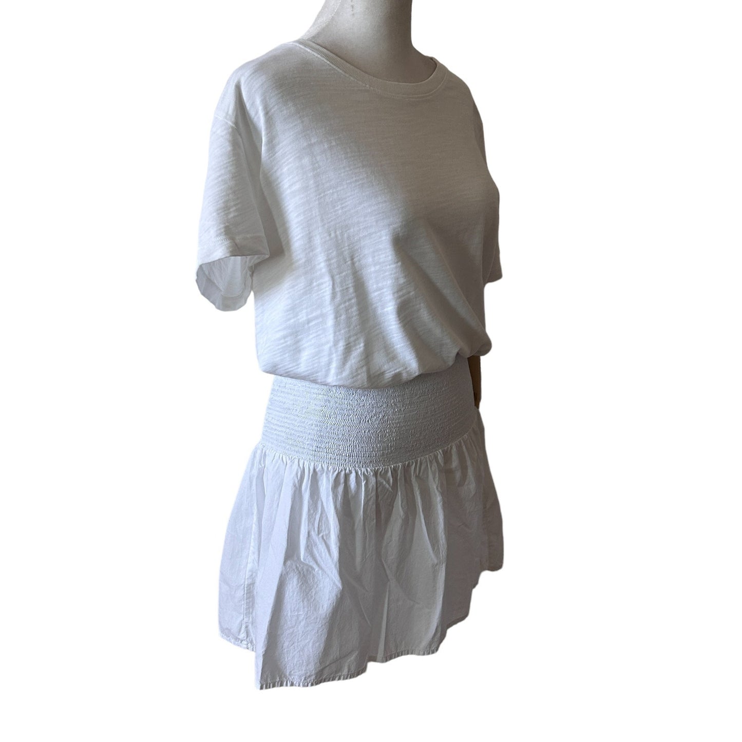 Nation LTD Los Angeles NWT Optic White Kacy Combo Dress Womens Size Small NEW