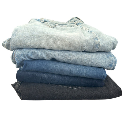 Abercrombie & Fitch LOT 5 Pair of High Rise Denim Jeans Womens Size 31 / 12